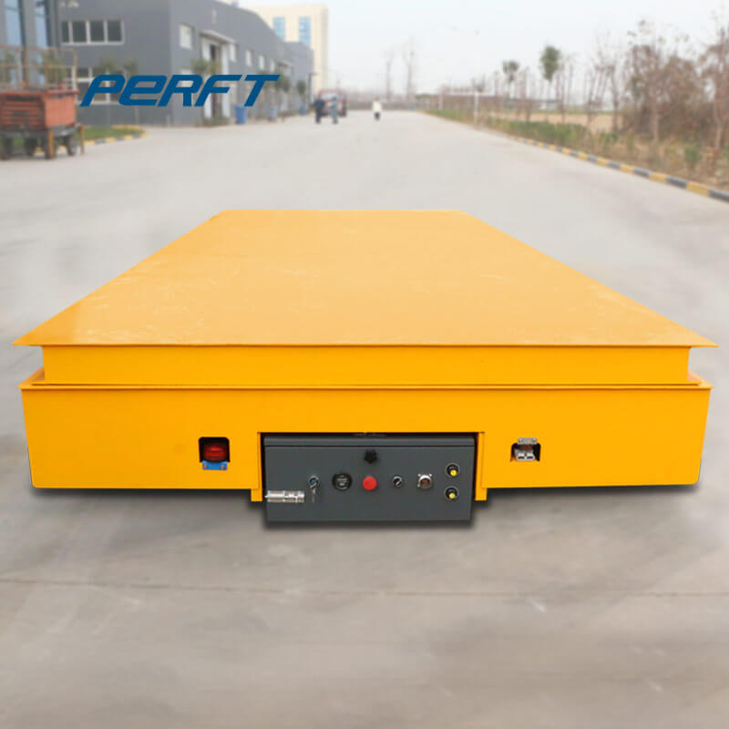 Steering Device Steel Transfer Trolley Transporter with Alarm Light